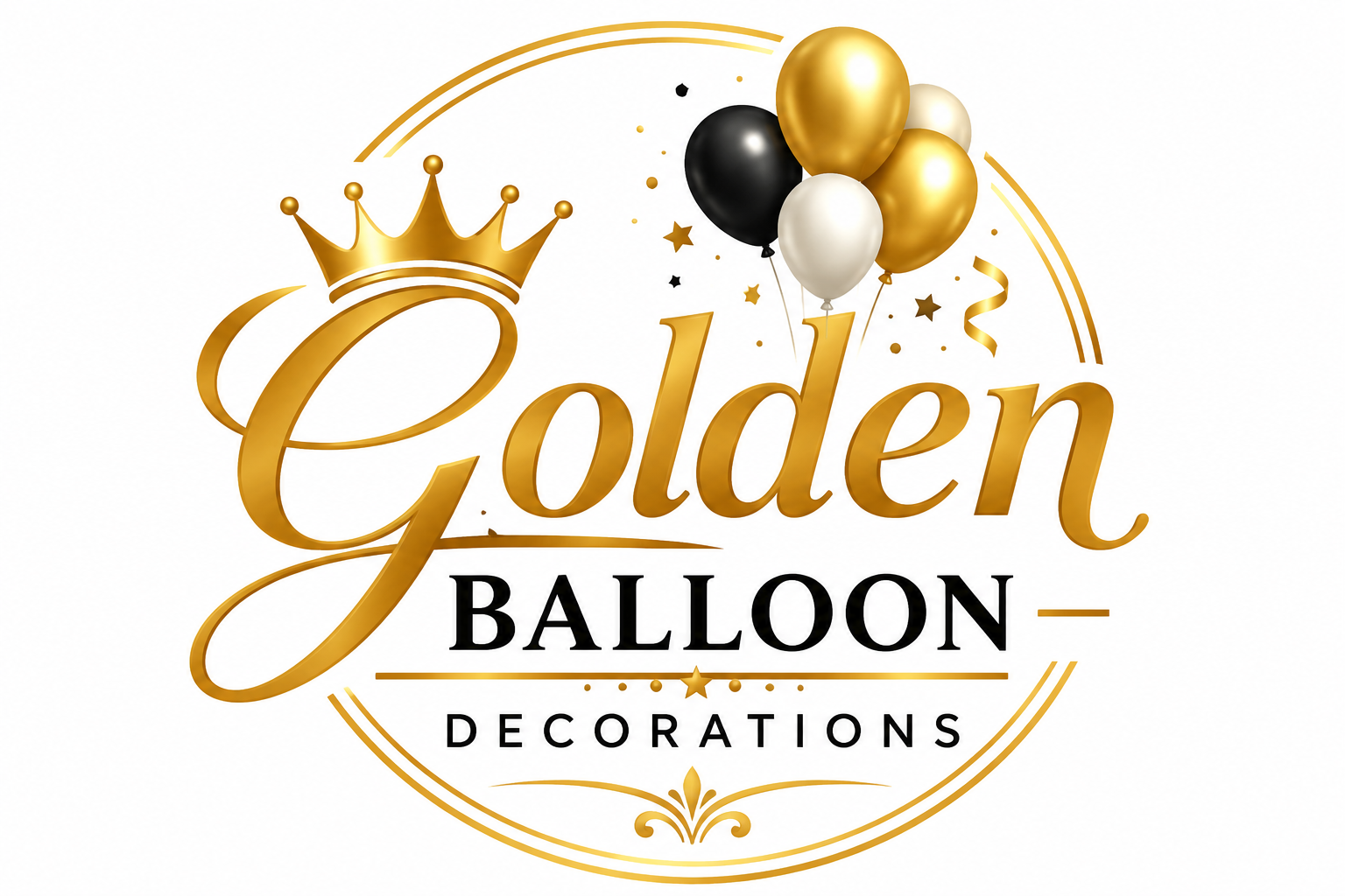 Golden Balloon Decorations